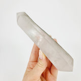 Bergkristal dubbeleinder met Chloriet