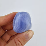 Blue Lace Agaat trommelsteen