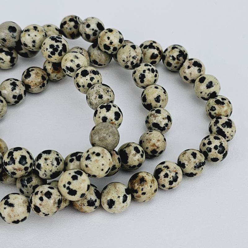 Dalmatiër Jaspis armband (rond)