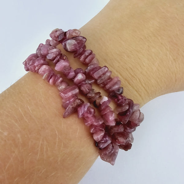 Roze Toermalijn armband (split)