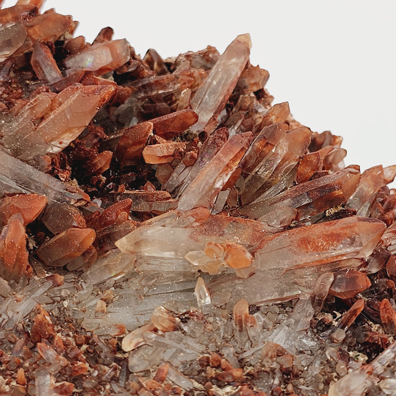 Bergkristal met Hematiet